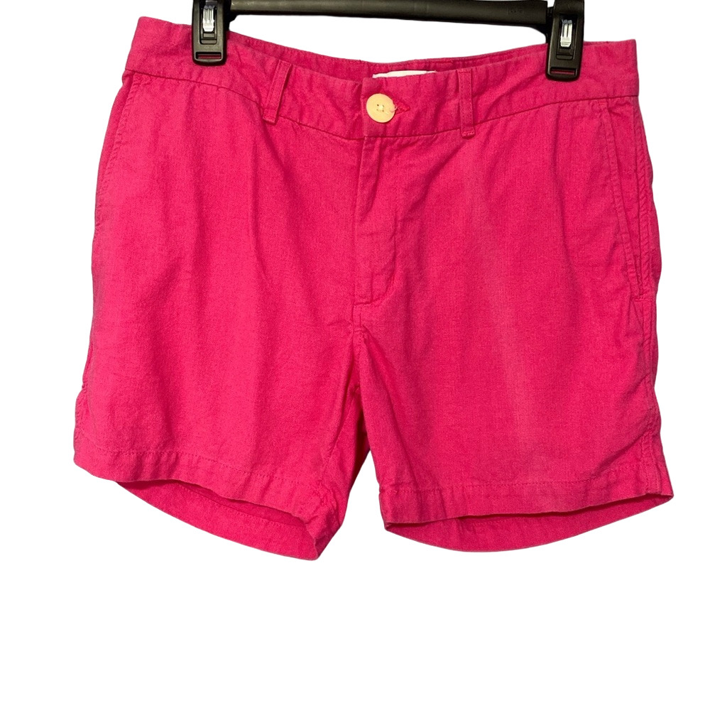 Seaplane Women’s Pink Linen Shorts Size Small